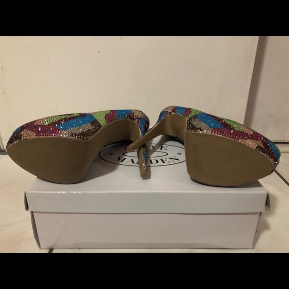 Multi colored platform pumps - Picture 5 of 6